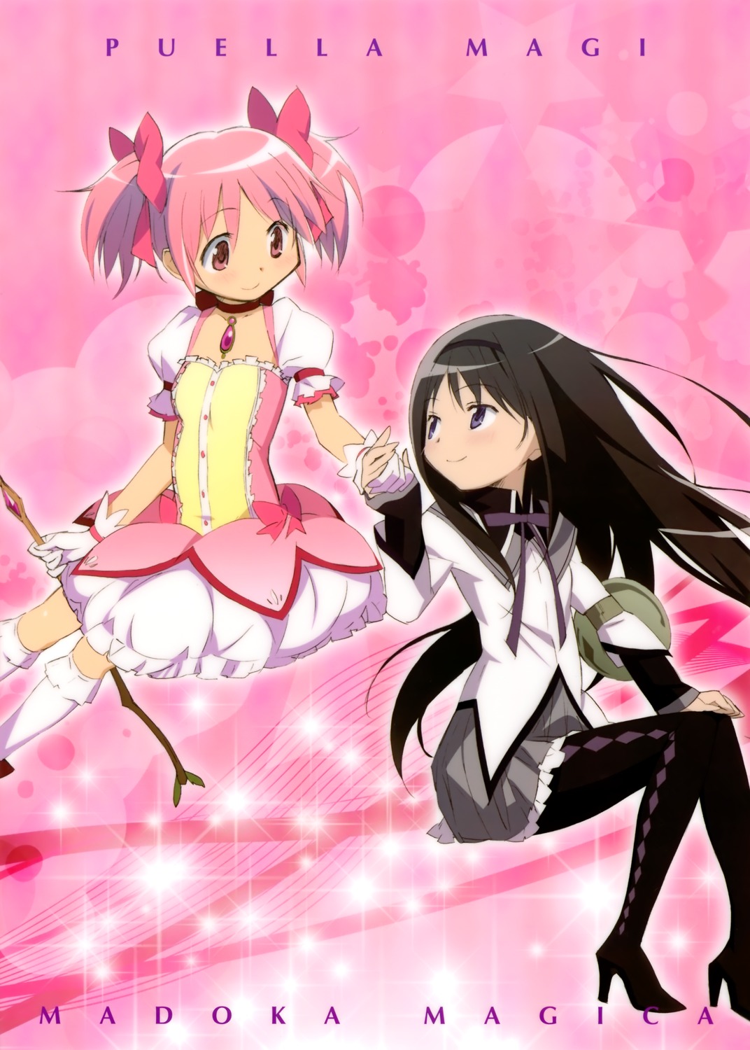 Puella Magi Madoka Magica Akemi Homura Kaname Madoka